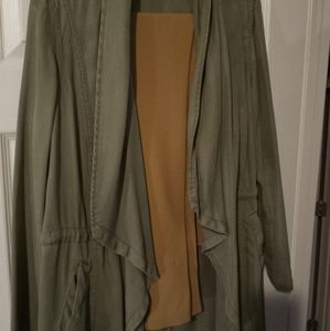 Jacket with drawstring